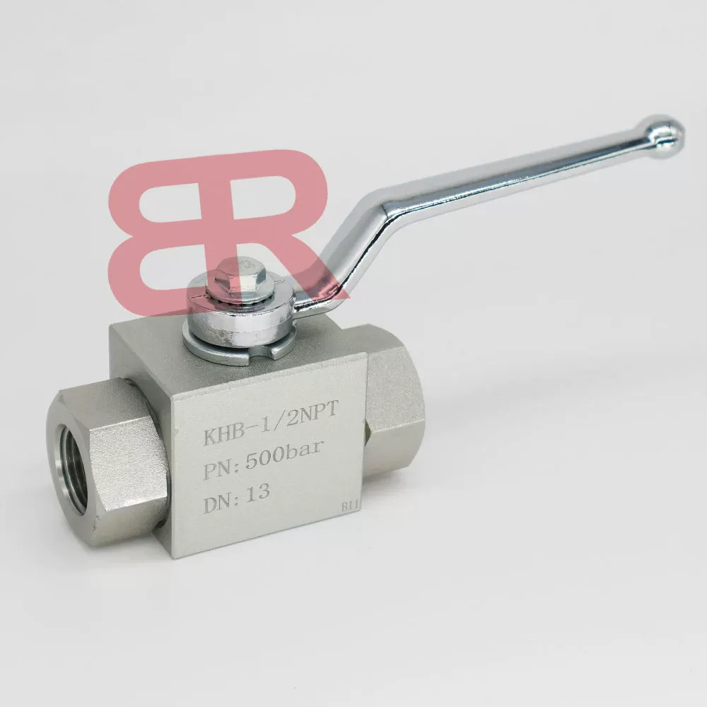 KHB 系列锻钢方体球阀:KHB-1/2NPT,额定压力 PN500、DN13(实拍)